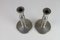 Art Deco Pewter Candle Holders by Just Andersen, 1930s, Set of 2 6