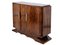 French Art Deco Sideboard in Caucasian Walnut with Sliding Fittings, 1930s 4