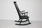 Rocking Chair Grandessa en Hêtre Noir par Lena Larsson pour Nesto, 1960s 3