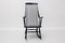 Rocking Chair Grandessa en Hêtre Noir par Lena Larsson pour Nesto, 1960s 2