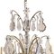 French Bronze Chandelier with Clear and Purple Drops, 19th Century 2