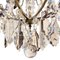 French Bronze Chandelier with Clear and Purple Drops, 19th Century, Image 4