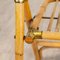 4 Folding Bamboo, Rattan and Brass Chairs, Italy, 1970s, Set of 4, Image 11
