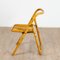 4 Chaises Pliantes en Bambou, Rotin et Laiton, Italie, 1970s, Set de 4 8