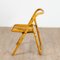 4 Folding Bamboo, Rattan and Brass Chairs, Italy, 1970s, Set of 4, Image 8