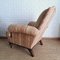 20th Century Large Victorian Club Armchair and Ottoman, Set of 2, Image 17