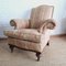 20th Century Large Victorian Club Armchair and Ottoman, Set of 2, Image 12