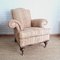 20th Century Large Victorian Club Armchair and Ottoman, Set of 2, Image 8