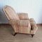 20th Century Large Victorian Club Armchair and Ottoman, Set of 2, Image 13