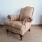 20th Century Large Victorian Club Armchair and Ottoman, Set of 2, Image 11