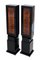 French Art Deco Columns in Walnut and Black Lacquer, 1930s, Set of 2, Image 3