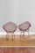 Diamond Chairs in Red Lacquer by Harry Bertoia for Knoll Inc. / Knoll International, 1950s, Set of 2, Image 4