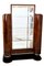 French Art Deco Display Case with Columnar Side Compartments, 1930s, Image 2