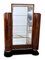 French Art Deco Display Case with Columnar Side Compartments, 1930s 1