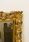 Espejo de pared florentino grande de madera dorada, años 30, Imagen 11
