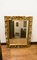 Espejo de pared florentino grande de madera dorada, años 30, Imagen 15