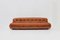 Soriana 4-Sitzer Sofa aus Cognacfarbenem Leder von Afra & Tobia Scarpa für Cassina, 1970er 1