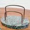 Art Deco Desk Set in Green Marble, Italy, 1930s, Set of 6, Image 22