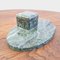 Art Deco Desk Set in Green Marble, Italy, 1930s, Set of 6, Image 17