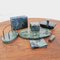 Art Deco Desk Set in Green Marble, Italy, 1930s, Set of 6, Image 2