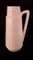 Vintage German Europe Line Series Ceramic Vase in the Form of Handle Jug with White Geometric Relief from Scheurich 1