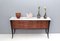 Vintage Black Walnut Dresser with Carrara Marble Top by Dassi, Italy, Image 3