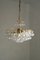 Large Mid-Century Brass & Crystal Glass Ceiling Lamp from Christoph Palme, Image 1