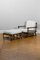 Armchair with Pof McGuire San Francisco in Wood with Leather Ligatures, 1970s, Set of 2, Image 1