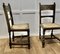 Arts and Crafts Gothic Carved Oak Hall Chairs, 1890s, Set of 2 2