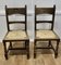 Arts and Crafts Gothic Carved Oak Hall Chairs, 1890s, Set of 2 6