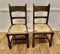 Arts and Crafts Gothic Carved Oak Hall Chairs, 1890s, Set of 2 4