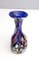 Vintage Art Nouveau Blue Murano Glass Vase from Fratelli Toso, Italy 5