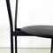 Italian Modern High Stool in Black Metal and Rubber, 1980s 12