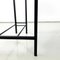 Italian Modern High Stool in Black Metal and Rubber, 1980s 14