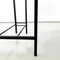 Italian Modern High Stool in Black Metal and Rubber, 1980s, Image 14