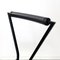 Italian Modern High Stool in Black Metal and Rubber, 1980s 8