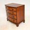 Vintage Georgian Style Bow Front Chest of Drawers, 1950 4