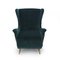 Green Velvet Armchair by Mario Franchioni for Framar, 1950s 4