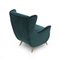 Green Velvet Armchair by Mario Franchioni for Framar, 1950s, Image 6