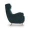 Green Velvet Armchair by Mario Franchioni for Framar, 1950s, Image 7