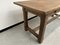 French Farm Table in Oak and Walnut, 1950s, Image 15