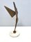 Italian Artist, Goddess Nike, Brass on Marble Pedestal, 1940s-1950s 4