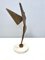 Italian Artist, Goddess Nike, Brass on Marble Pedestal, 1940s-1950s, Image 4