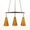 Skandinavische Mid-Century Hängelampe aus Kupfer & Teak von Hans-Agne Jakobsson für Hans-Agne Jakobsson Ab Markaryd, Schweden, 1950er 2