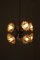 Lampada da soffitto Mid-Century in ottone e vetro di Sische Leuchten, Immagine 10
