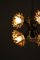 Mid-Century Deckenlampe aus Messing & Glas von Sische Leuchten 11
