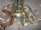 Lámpara de araña veneciana grande de cristal de Murano, años 60, Imagen 19