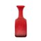 Vintage Red Hand-Blown Studio Glass Vase in Square Shape, 1970s 7