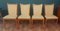 Modern Chairs, Denmark, 1950s, Set of 4, Image 2