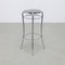 Bar Stools in Chrome & Wood, 1980s, Set of 4 4